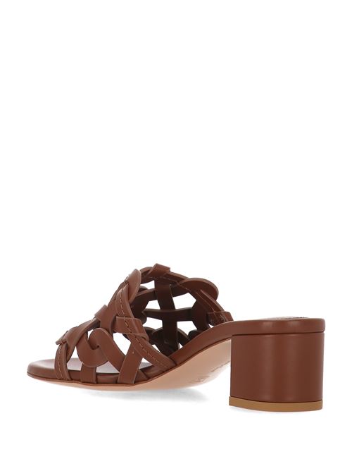 Cognac brown sandal GIANVITO ROSSI | G1002545RICCLNHAVA